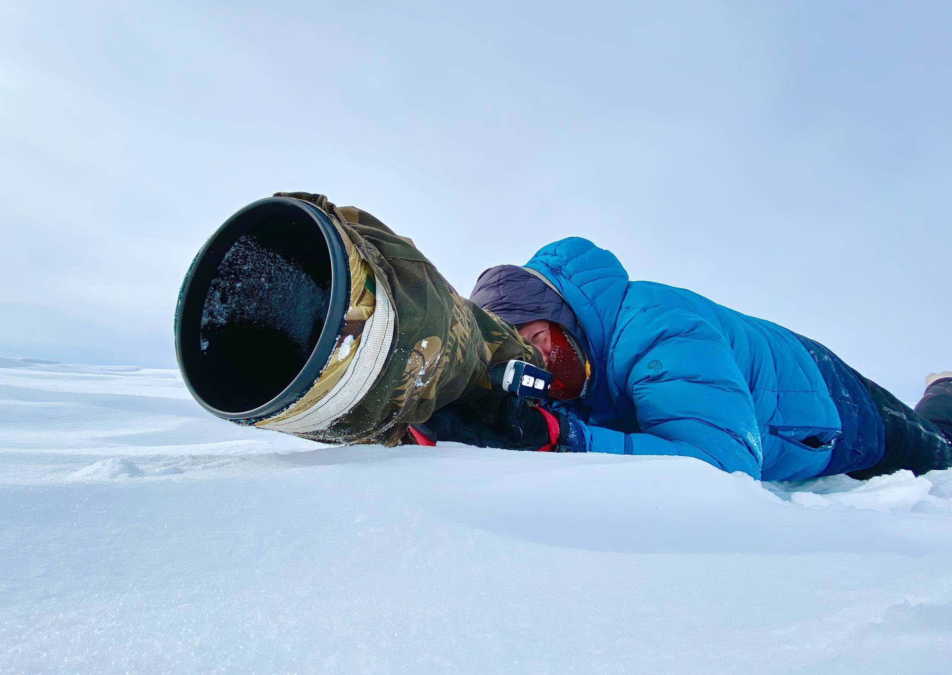 Brian W Matthews photographing wildlife