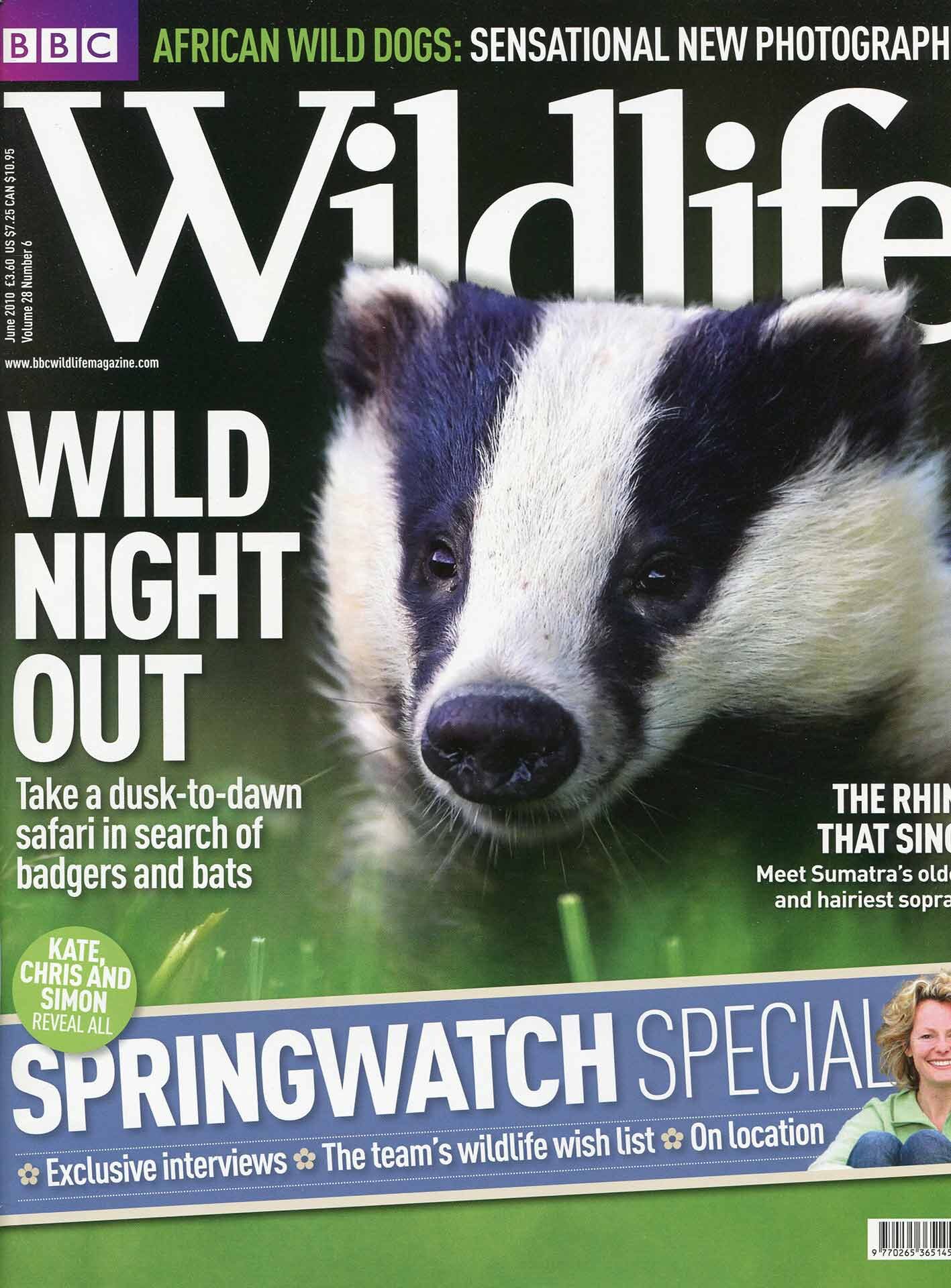 BBC Wildlife Magazine feature